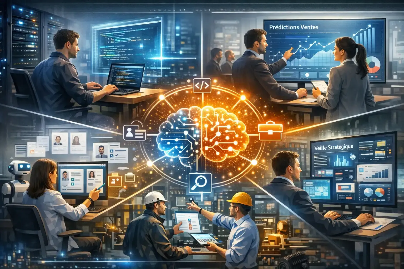 5 déploiements concrets d'IA générative qui transforment déjà les PME... - Actualités IA