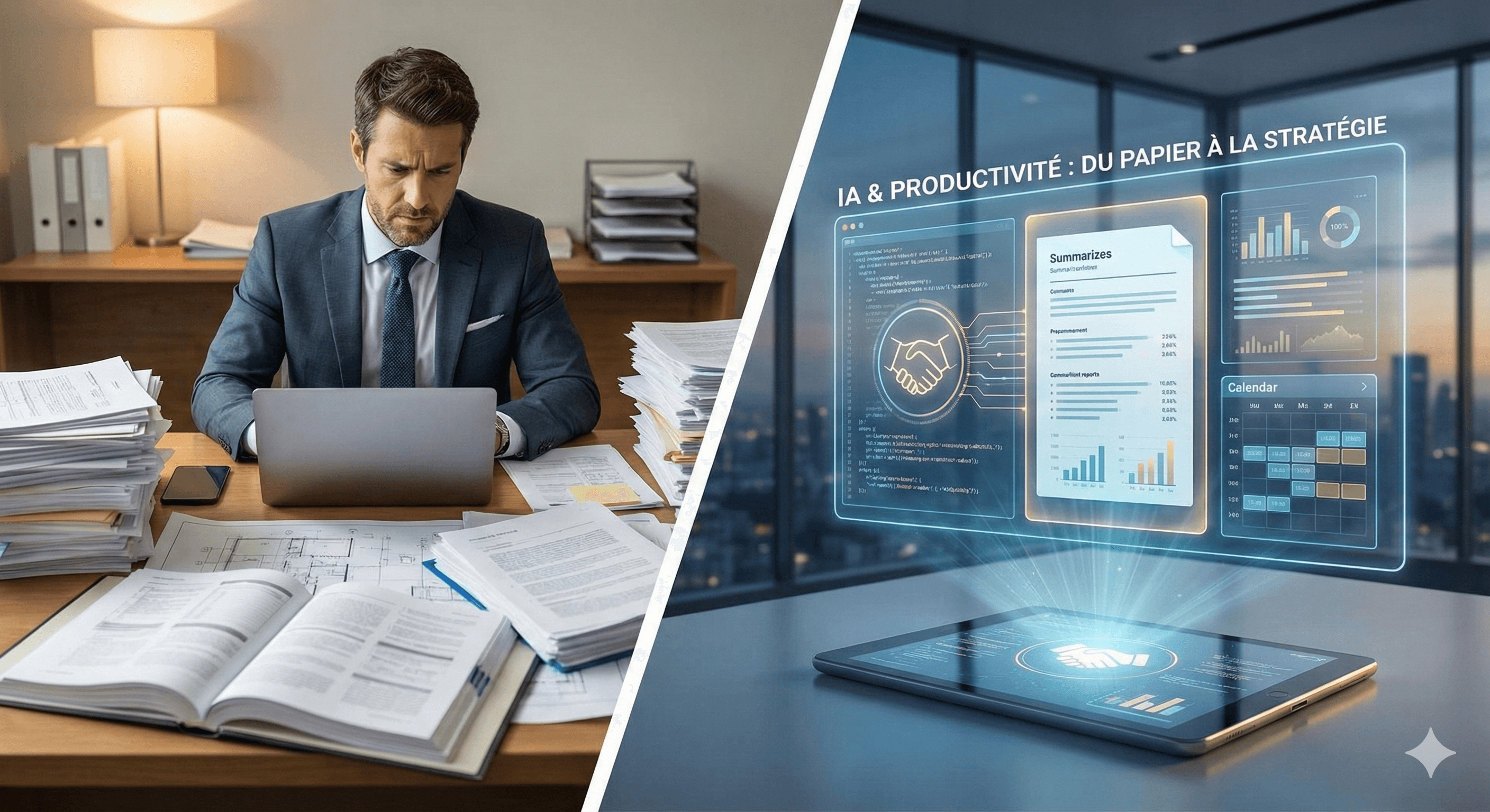 Article IA : Comment l'IA libère le dirigeant des tâches administratives à faible valeur ajoutée - Actualités IA